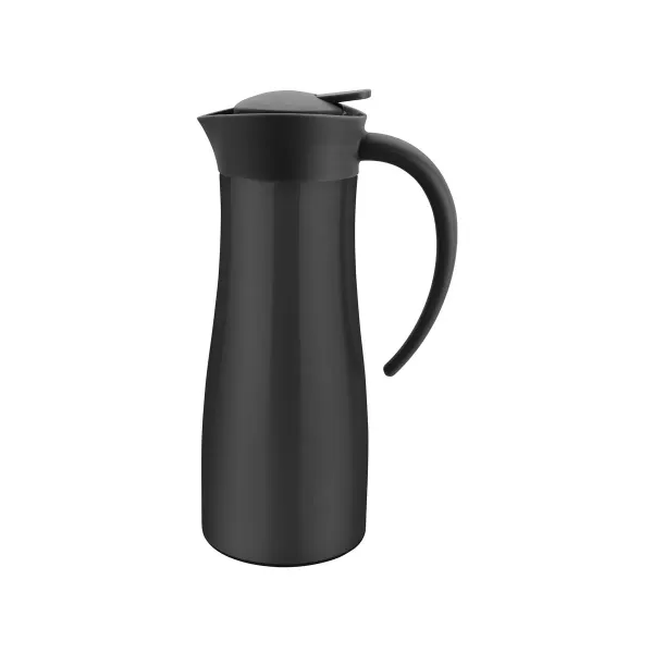 Chef Inox Sleek Jug Vacuum Push Button Blk 300mm 1.5lt