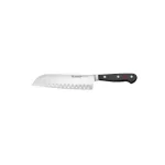 Classic Black Santoku with Hollows 170mm