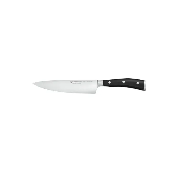 Classic Ikon Black Cooks Knife 180mm