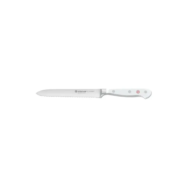 Classic White Sausage Knife 140mm