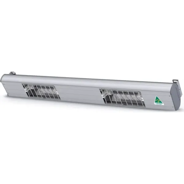 Compact Strip Heat Lamps - Quartz - Black 2100MM