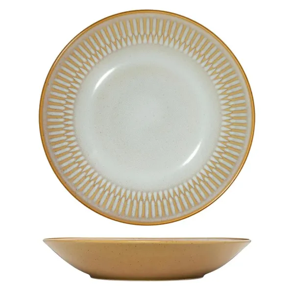 Round Deep Bowl — 260mm Ø - Almond
