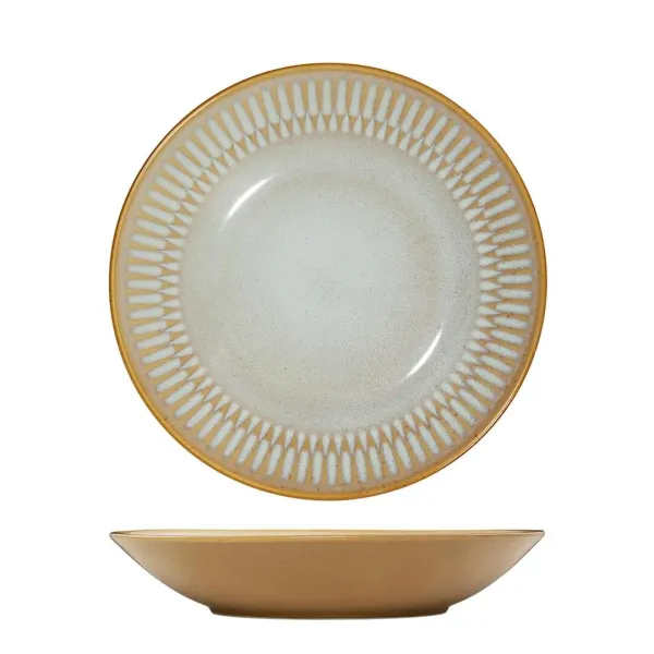 Round Deep Bowl — 230mm Ø - Almond