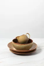 Cottage Cinnamon Round Bowl