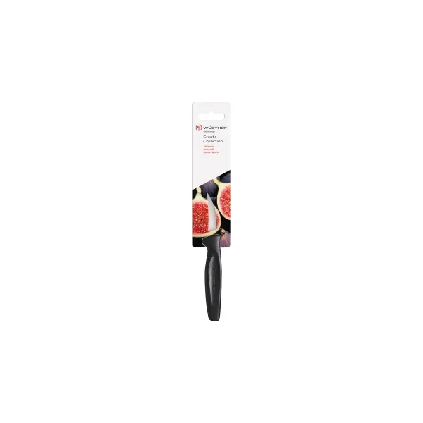 Create Peeling Knife Black Handle 60mm