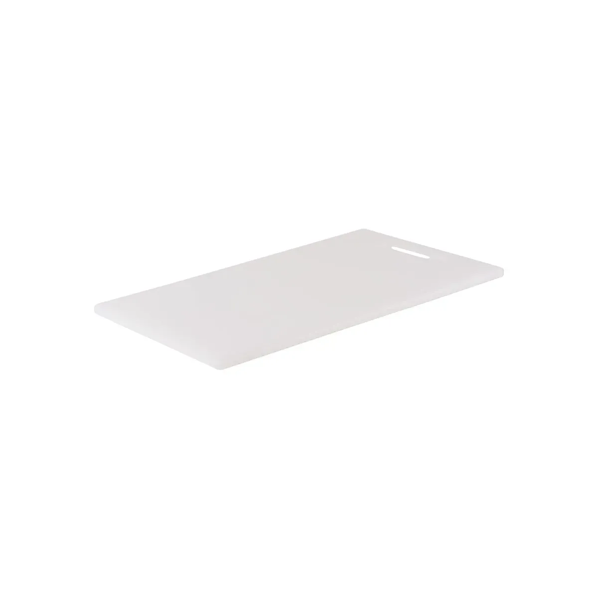 Cutting Board Polyethylene White with Handle 450x300x12mm