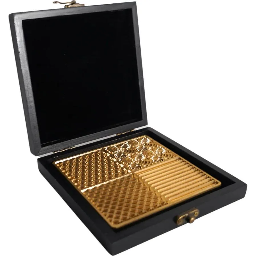 D-Still Brass Ice Stamp Plate Gift Boxed