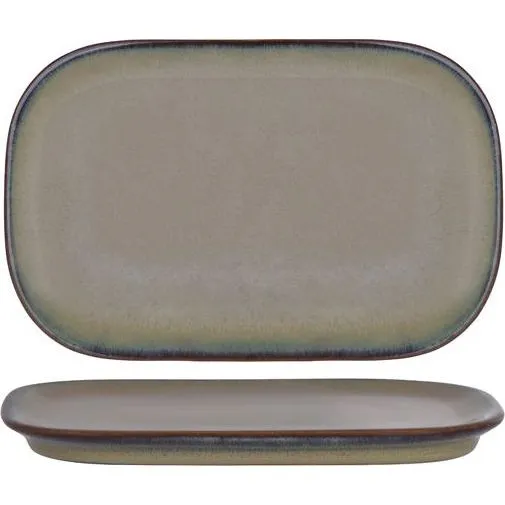 Tablekraft Artistica Rect Coupe Plate 220x140mm Canvas