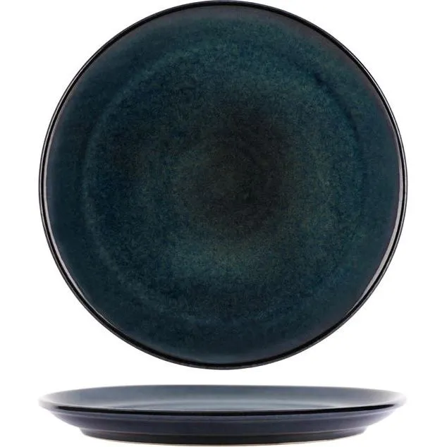 Tablekraft Artistica Rnd Plate R/Edge 240x27mm Midnight Blue