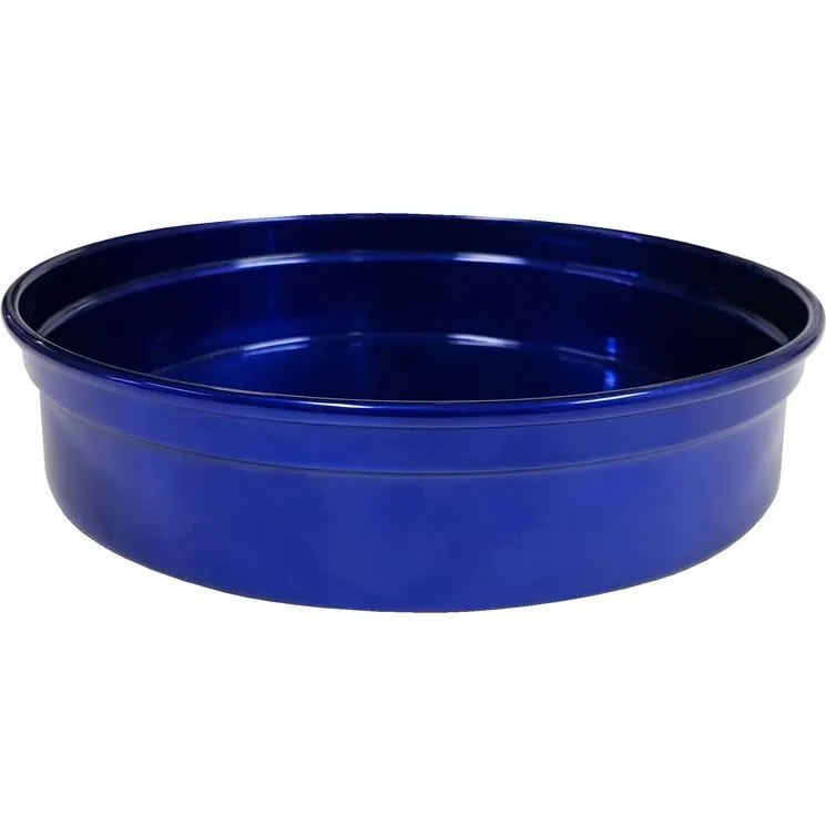 Round Bar Tray Aluminium Blue 330x50mm
