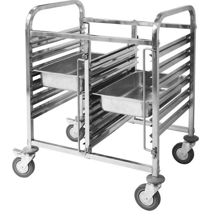 Gn Trolley-S/S | 740x550x1000mm | 2x6 Tray
