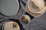 Dune Ash Round Coupe Plate