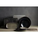Evo Origins Black Round Coupe Plate