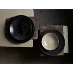 Evo Origins Black Round Coupe Plate