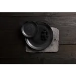 Evo Origins Black Round Coupe Plate