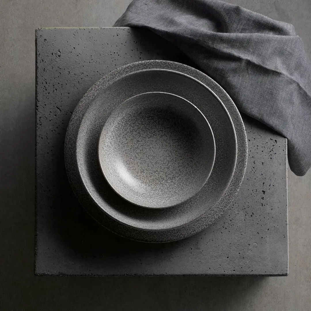 Evo Origins Grey Round Coupe Bowl