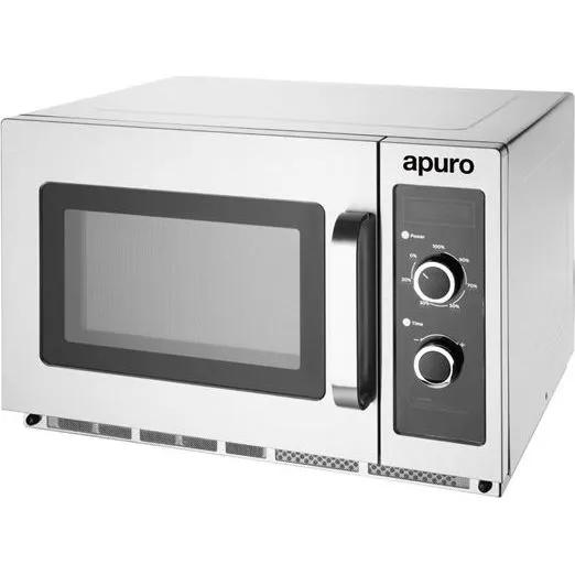Apuro Heavy Duty Manual Commercial Microwave Oven 1800W - 34Ltr
