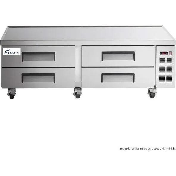 Fed X Chef Base Refrigerated Drawer Bench 450L Xcb