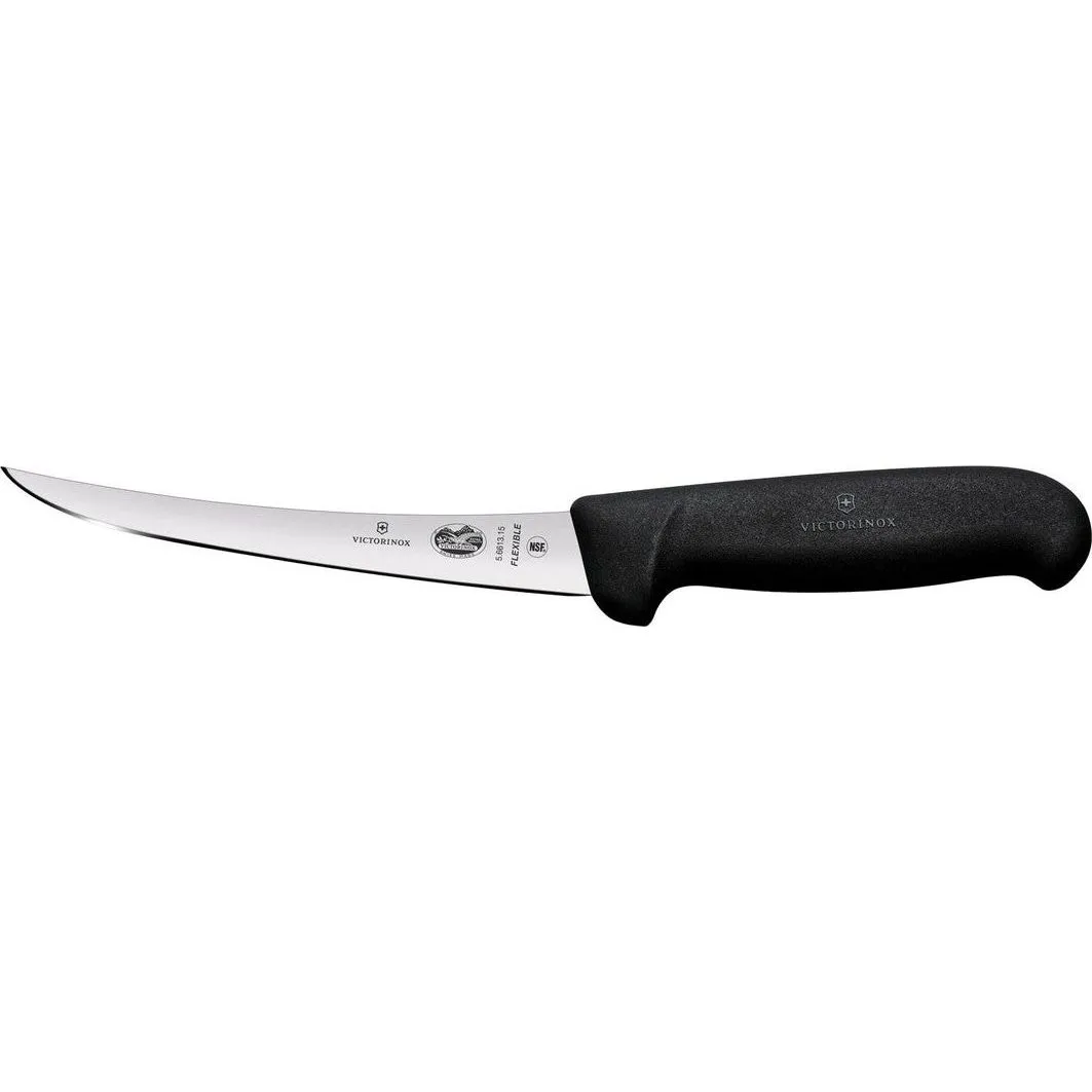Fibrox Boning Knife, 15cm Curved, Flexible Narrow Blade