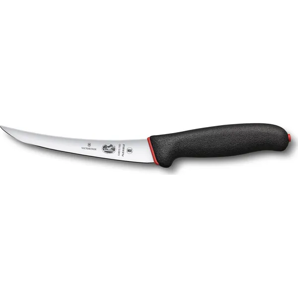 Fibrox Boning Knife, 15cm Curved, Flexible Narrow Blade, Dual Grip
