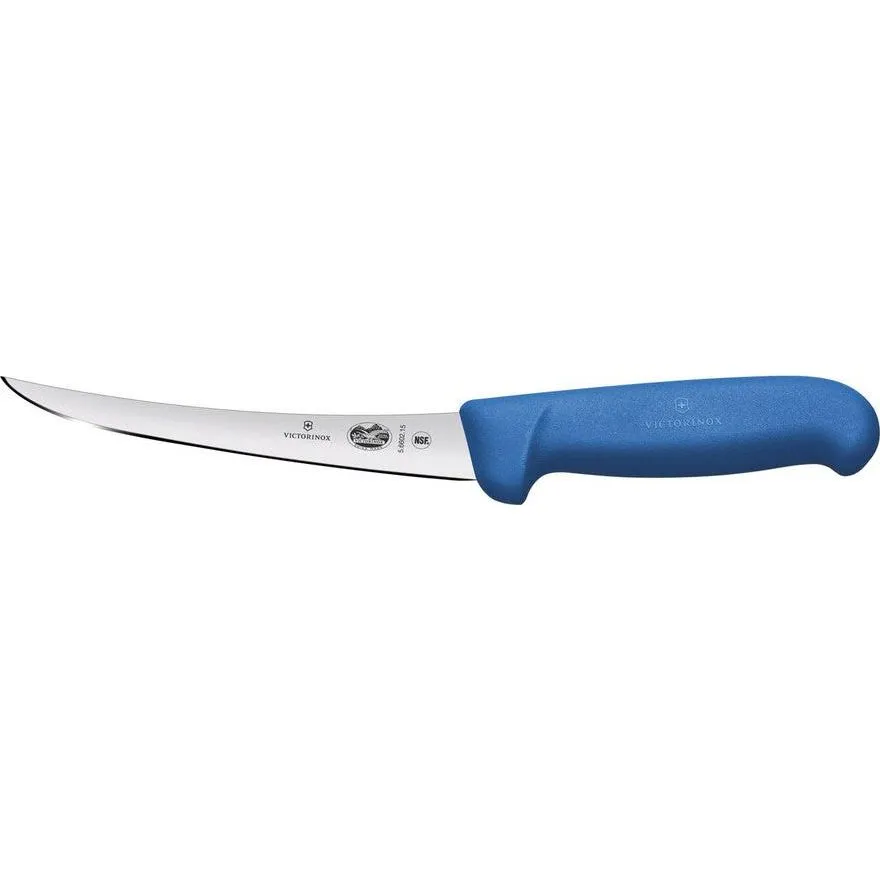 Fibrox Boning Knife, 15cm Curved, Safety Grip, Narrow Blade