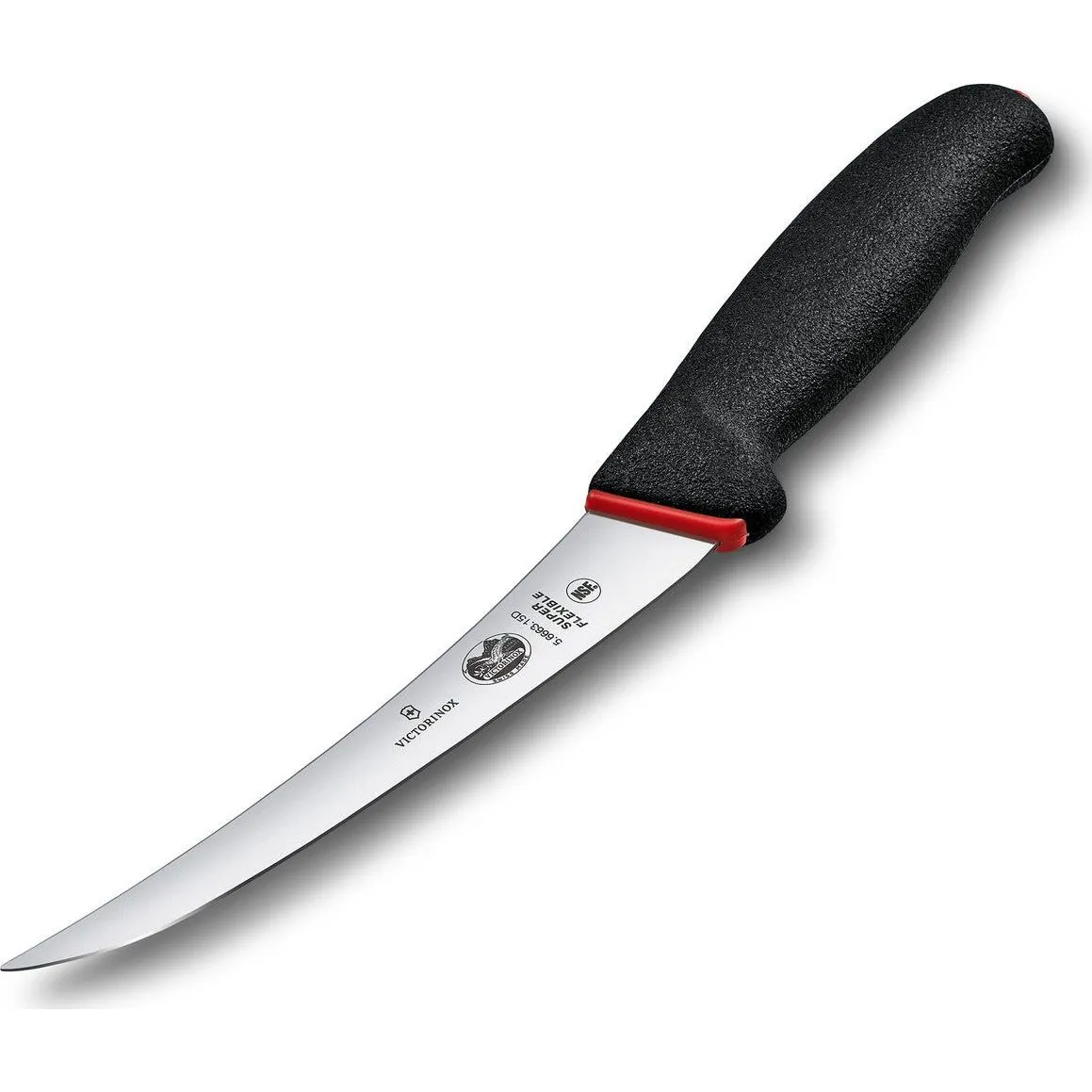Fibrox Boning Knife, 15cm Curved, Super Flexible Narrow Blade, Dual Grip
