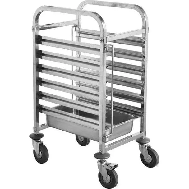 Gn Trolley-S/S | 380x550x1000mm | 6 Tray