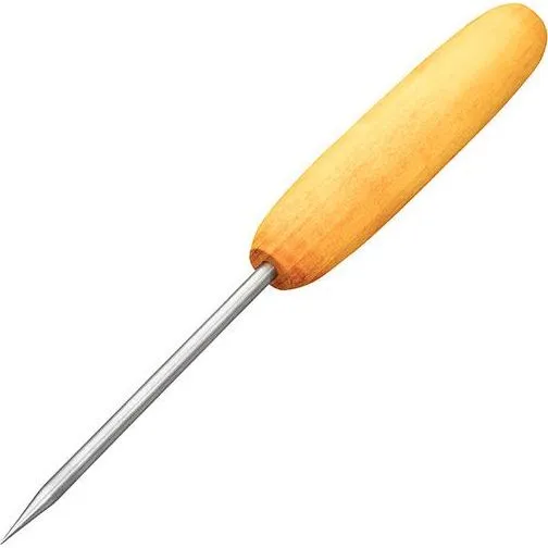 Ice Pick Wood Handle Carbon Steel — 190mm