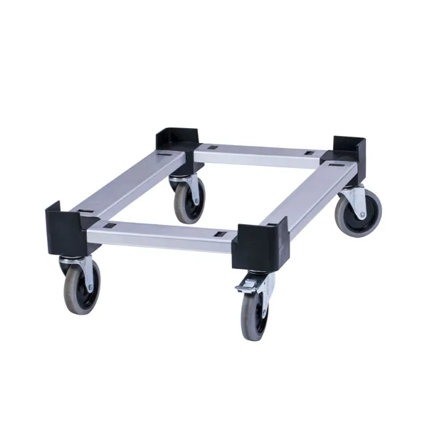 EPP Incubator Cart Black Aluminium Nylon — 647x427x205mm