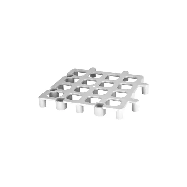 Jiwins Floor Rack System 1-Tile Polypropylene Grey 335x335x38mm