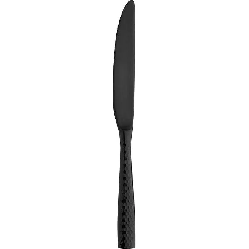 Lucca Faceted Table Knife-Solid Handle