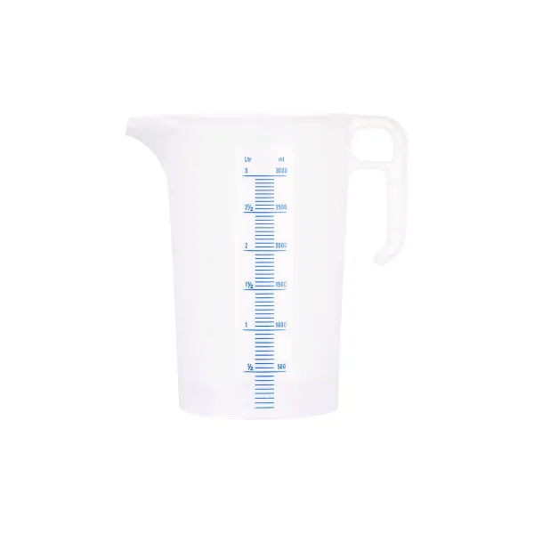 Measuring Jug with Blue Graduating 3000ml
