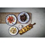 Mediterranean Blue Round Coupe Plate