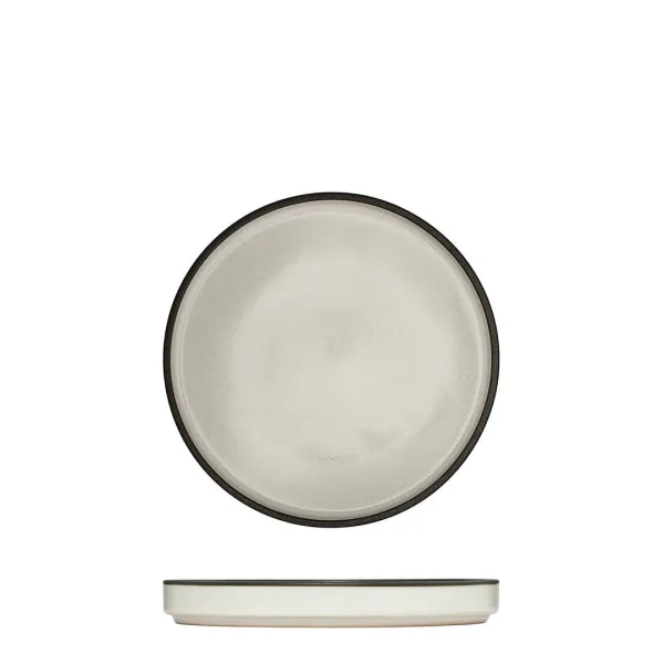 Round Stackable Plate - 160mm Ø - Dusted White