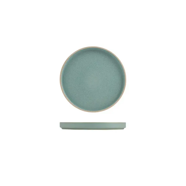 Round Stackable Plate - 160mm Ø - Frosted Blue