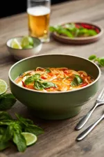 Mod Smokey Basil Round Bowl