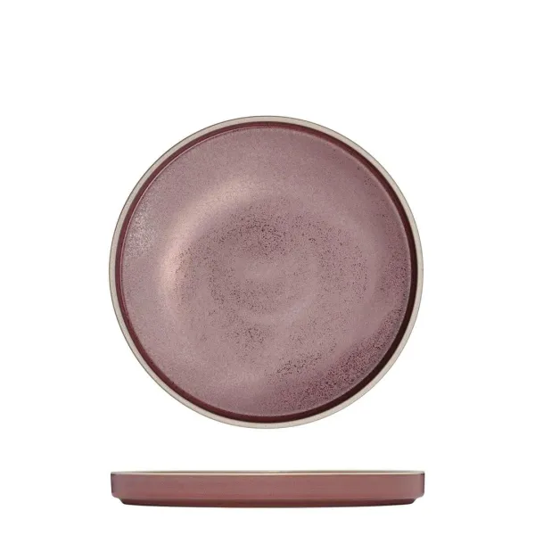 Round Stackable Plate - 200mm Ø - Smokey Plum