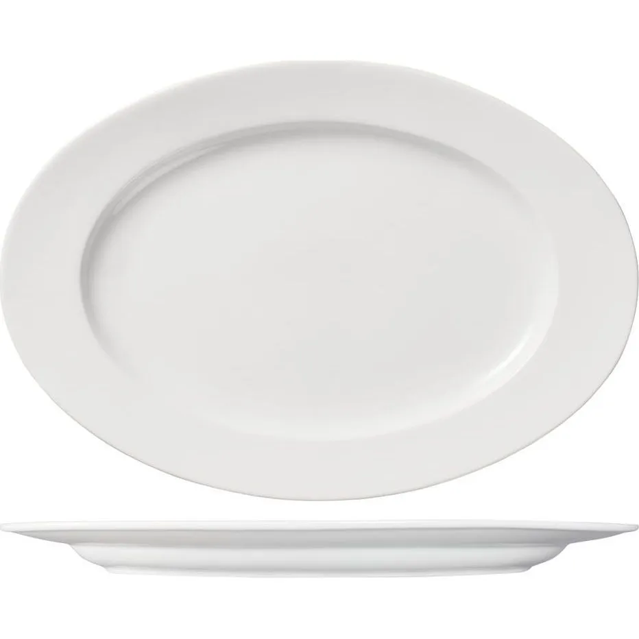 Oval Plate Wide Rim 360mm
