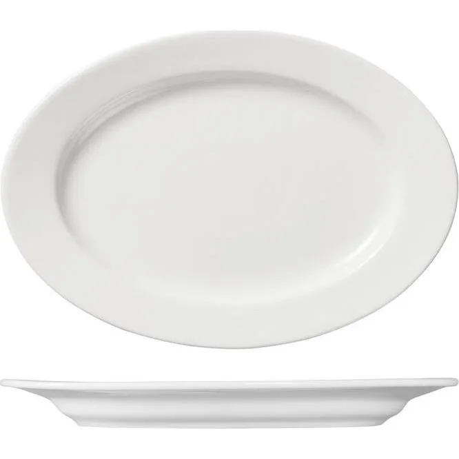 Oval Plate Wide Rim 260mm