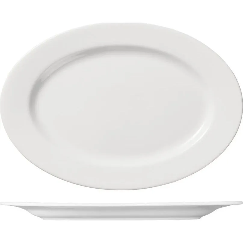 Oval Plate Wide Rim 320mm