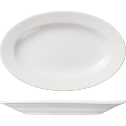 Oval Plate Wide Rim 170mm