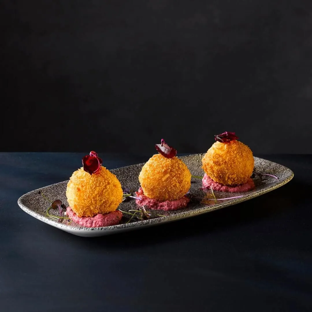 Raku Quartz Black Oblong Chef's Plate