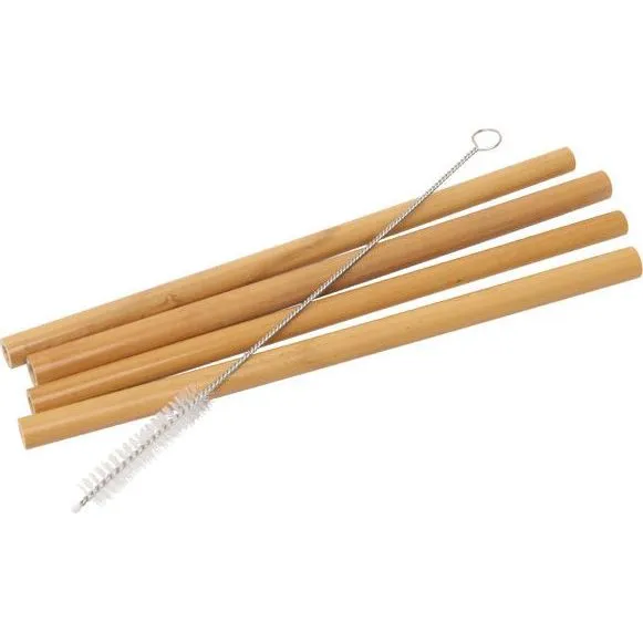 Reuseable Bamboo Straws Pack Of 4