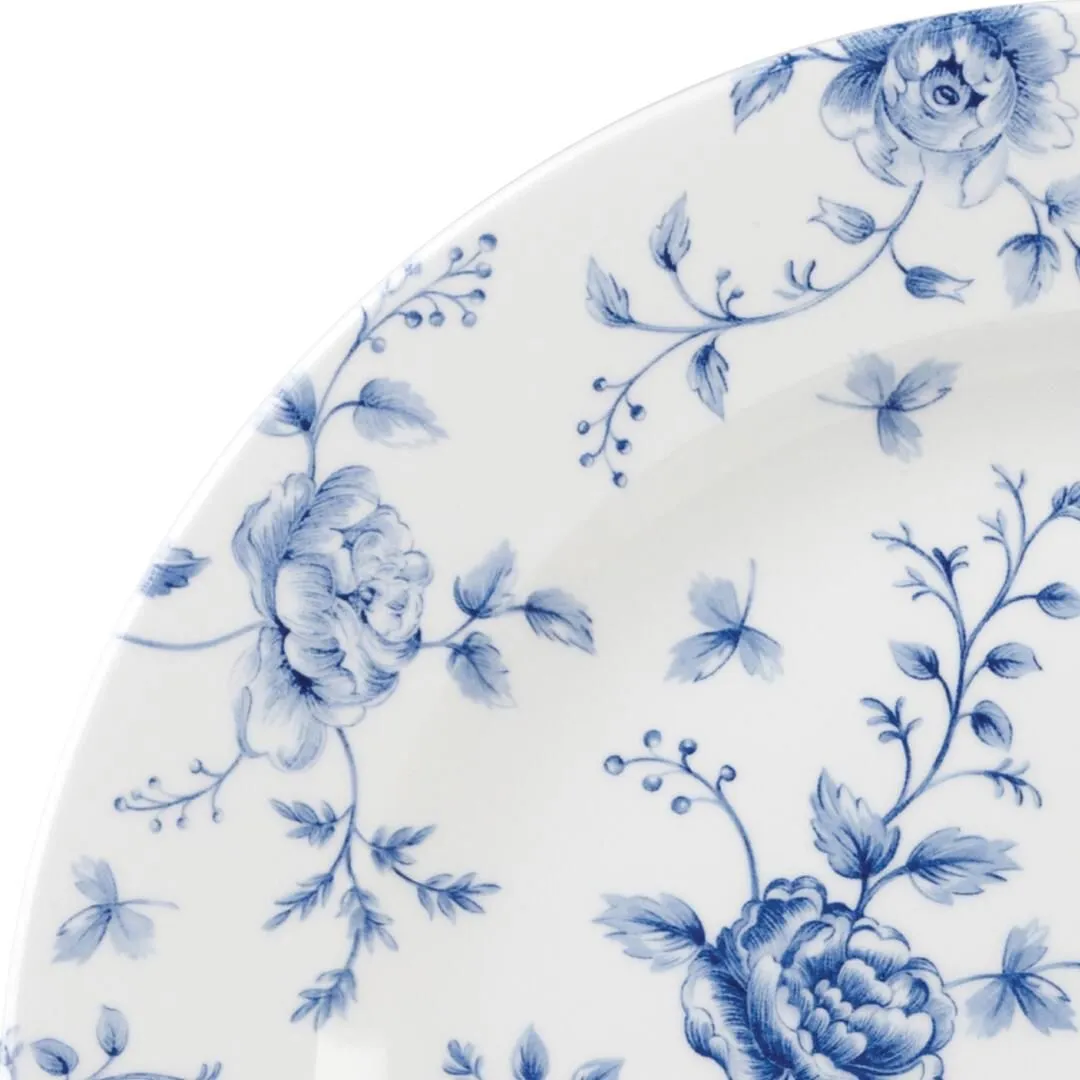 Rose Chintz Prague Round Plate - Wide Rim