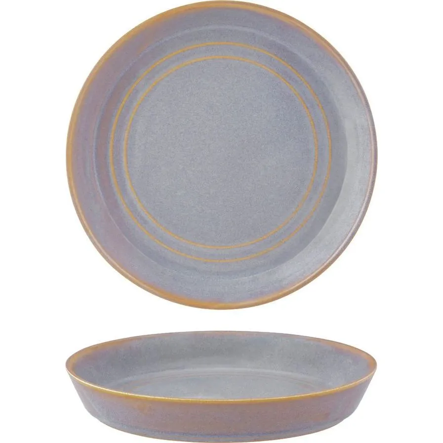 Round Flared Bowl Azure Blue — 225x35mm