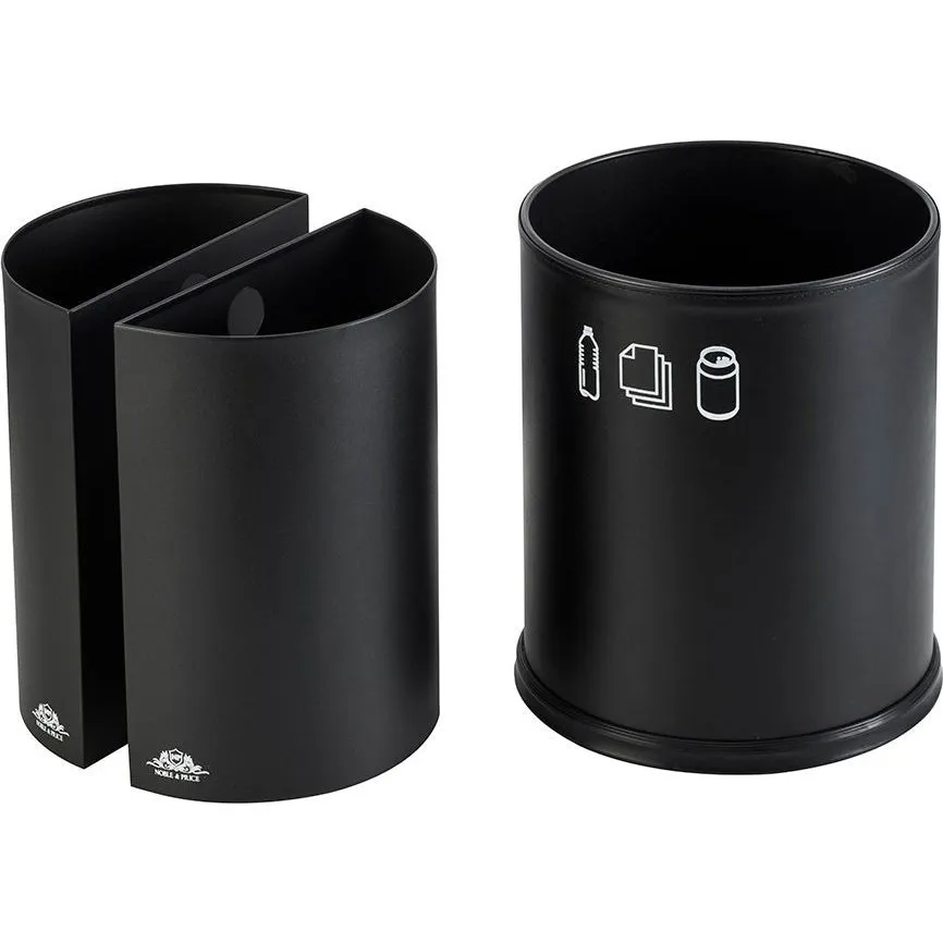 Round Recycle Waste Bin 2 Sections 3.0L