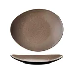 Oval Plate-290x245mm - Chestnut