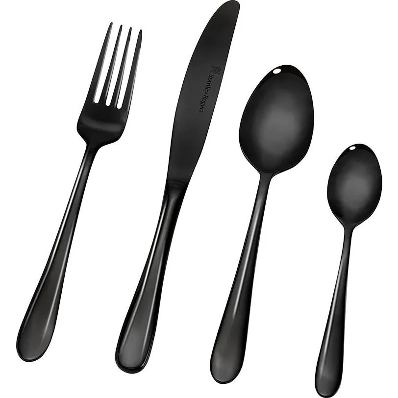 Stanley Rogers Albany Onyx 16pc Cutlery Set