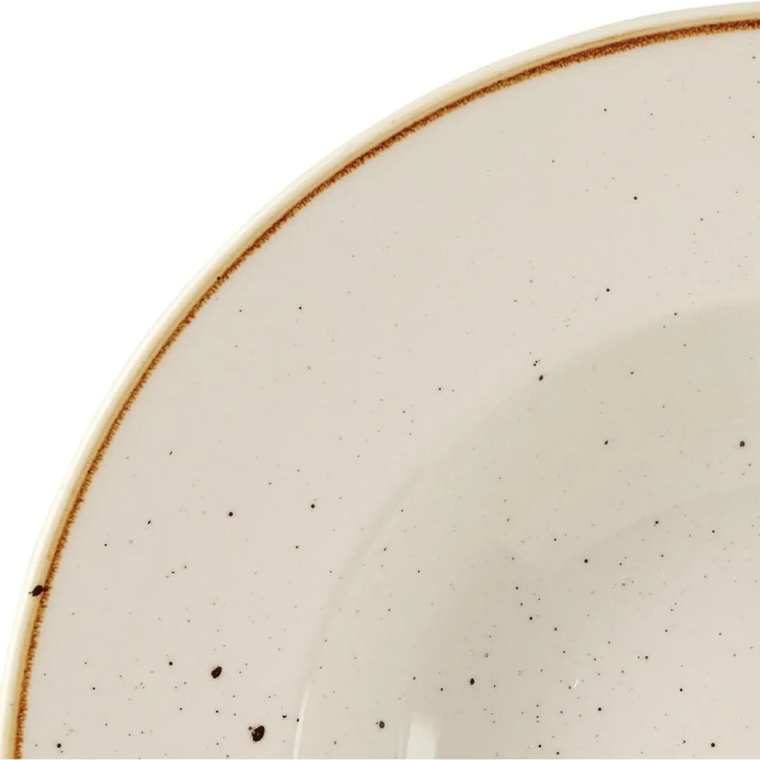 Stonecast Barley White Soup / Pasta Bowl Wide Rim