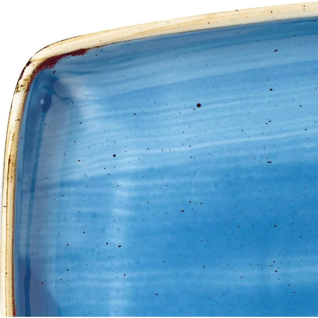 Stonecast Cornflower Blue Oblong Chef's Plate